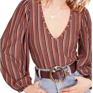 Free People crop tie-back blouse (Revolve) *LIKE NEW*